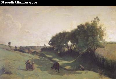 Jean Baptiste Camille  Corot Le vallon (mk11)